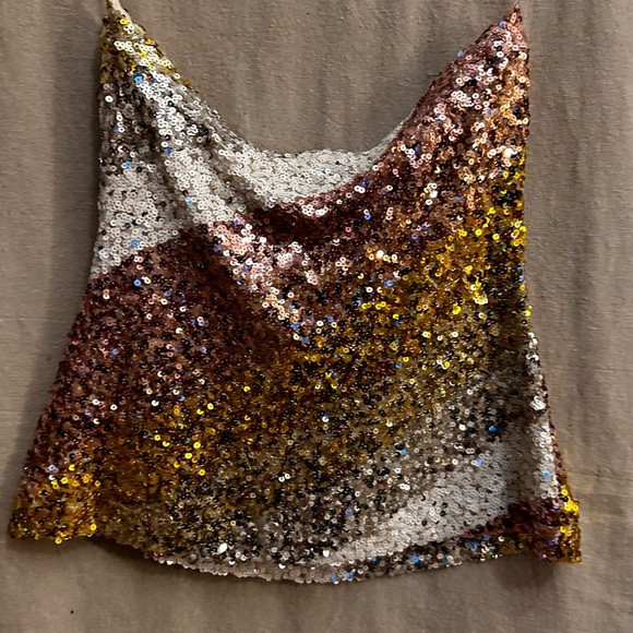 Trina Turk FETCHING TOP multicolor sequins in xxl - Picture 9 of 10